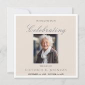 Waterverf Rouwende duif Viering van het leven Foto Kaart (Voorkant)