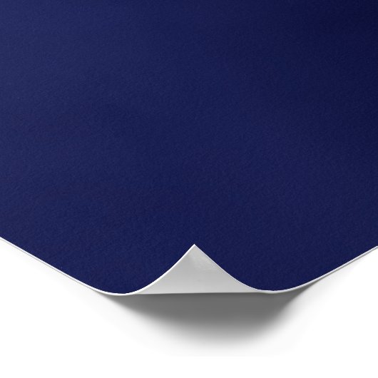 Waterverf Royal Blue Baptism Boy Welkomstteken Poster (Hoek)