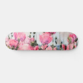 Waterverf Roze aanjager schilderen Persoonlijk Skateboard (Horizontaal)