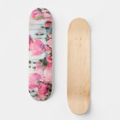 Waterverf Roze aanjager schilderen Persoonlijk Skateboard (Voorkant)