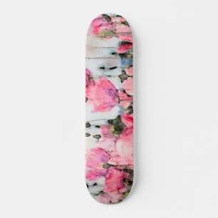 Waterverf Roze aanjager schilderen Persoonlijk Skateboard