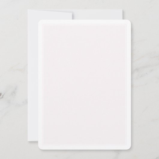 Waterverf Roze aardbei Cake Baby shower Kaart (Achterkant)