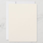 Waterverf Roze Arabisch Engels Moslim Formal Kaart (Achterkant)