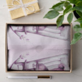 Waterverf Roze Baby Beer tissuepapier (Geschenk)