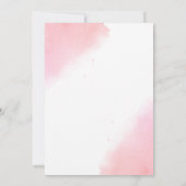 Waterverf roze ballonnen op 16 oktober kaart (Achterkant)