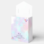 Waterverf Roze Blauw Huwelijk Favoriete Dozen Bedankdoosjes (Geopend)