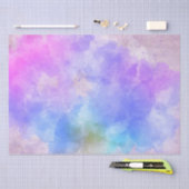 Waterverf Roze Blauw Paars 15X20-decoupage Tissuepapier (Craft)