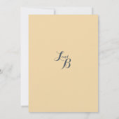 Waterverf roze blauw voorjaar wilde bloemen bruilo kaart (Achterkant)