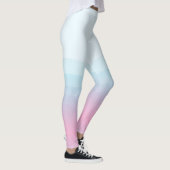 Waterverf Roze Blauwe Leggings (Rechts)