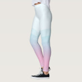 Waterverf Roze Blauwe Leggings (Links)