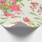 waterverf roze bloem patternabstract, kunst, achte cadeaupapier (Hoek)