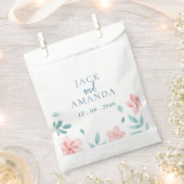 Waterverf Roze Bloem Trouwpakket Favoriete Zak Bedankzakje (Geknipt)