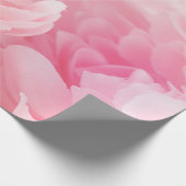 Waterverf Roze bloem Tuinkunst Cadeaupapier (Hoek)