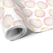 Waterverf roze bloemblaadjes Inpakpapier (Rol Hoek)