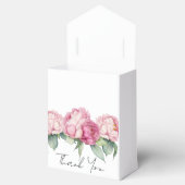 Waterverf roze bloemblaadjes roze pioenen roze roz bedankdoosjes (Geopend)