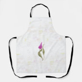 Waterverf roze bloemblad All-Over Print Schort (Voorkant)