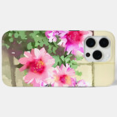 Waterverf Roze bloemen Case-Mate iPhone Case (Achterkant (horizontaal))