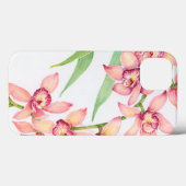 Waterverf Roze bloemen Case-Mate iPhone Case (Achterkant (horizontaal))