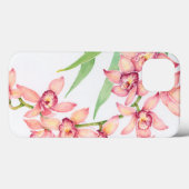 Waterverf Roze bloemen Case-Mate iPhone Case (Achterkant (horizontaal))