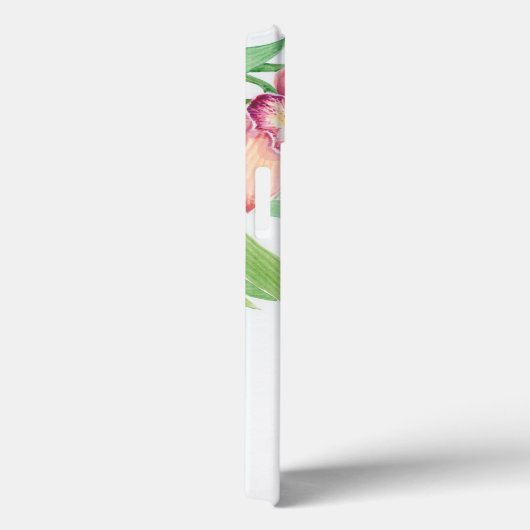 Waterverf Roze bloemen Case-Mate iPhone Case (Achterkant / Rechts)