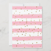 Waterverf Roze Bloemen Herfst Pompoen verjaardag Kaart (Achterkant)