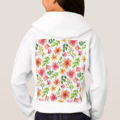 Waterverf Roze Bloemen Patroon (Achterkant)