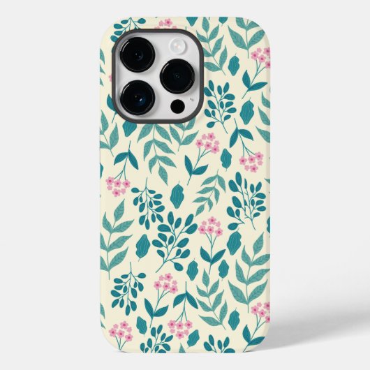 waterverf roze bloemen patroon coole vrouwencadeau Case-Mate iPhone case (Achterkant)