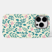 waterverf roze bloemen patroon coole vrouwencadeau Case-Mate iPhone case (Achterkant (horizontaal))