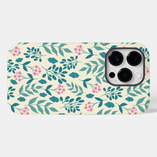 waterverf roze bloemen patroon coole vrouwencadeau Case-Mate iPhone case (Achterkant (horizontaal))