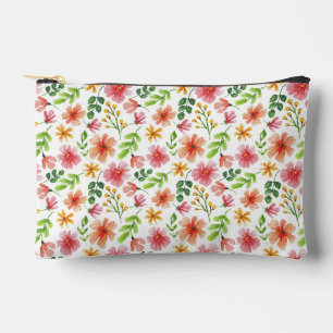 Waterverf Roze Bloemen Patroon Etui