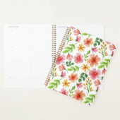 Waterverf Roze Bloemen Patroon Planner (Display)