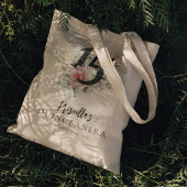 Waterverf Roze Bloemen Quinceanera 15e Verjaardag Tote Bag