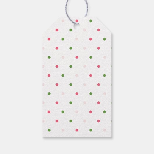 Waterverf Roze Bloemen TWEE 2e Verjaardag Cadeaulabel (Achterkant)