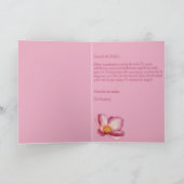 Waterverf roze bloemen voor tante kaart (Binnen)