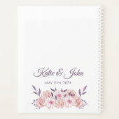 Waterverf Roze Bloemen - Wedding-Planner Planner (Achterkant)