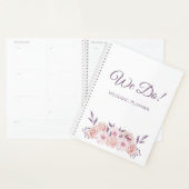 Waterverf Roze Bloemen - Wedding-Planner Planner (Display)