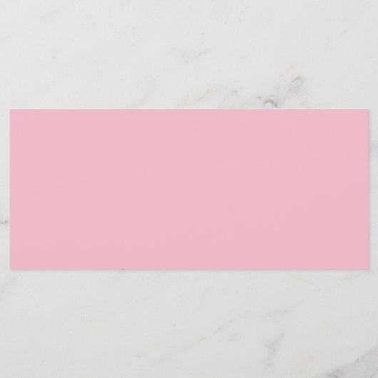 Waterverf Roze bloemendoop Menu Kaart (Achterkant)