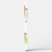 Waterverf Roze Bloemige Blush Roze Monogram   Case-Mate iPhone Case (Achterkant / Links)