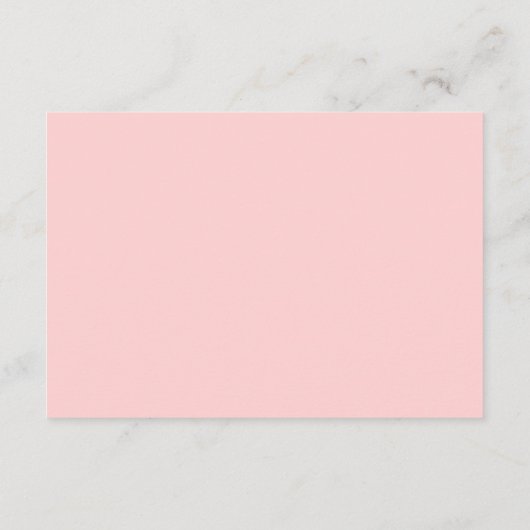 Waterverf Roze bloesse bruiloft goud Informatiekaartje (Achterkant)