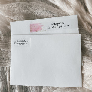 Waterverf Roze Blush & Gold Sparkle Vrijgezellenfe