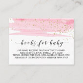 Waterverf Roze Boek Verzoek Inschrijving Informatiekaartje (Voorkant)