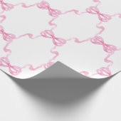 Waterverf Roze Bogen Cadeaupapier (Hoek)