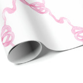 Waterverf Roze Bogen Cadeaupapier (Rol Hoek)