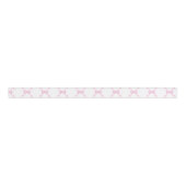 Waterverf Roze Bogen Grosgrain Lint (Voorkant)