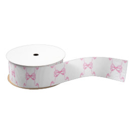 Waterverf Roze Bogen Grosgrain Lint