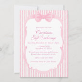 Waterverf Roze Bogen Kerstfeest Kaart (Voorkant)