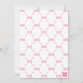 Waterverf Roze Bogen Kerstfeest Kaart (Achterkant)