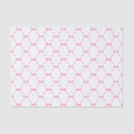 Waterverf Roze Bogen Tissuepapier (Voorkant)