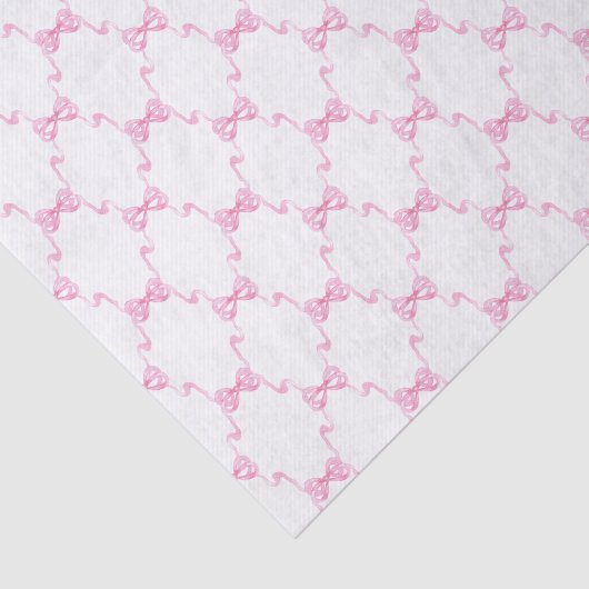 Waterverf Roze Bogen Tissuepapier (Detail)