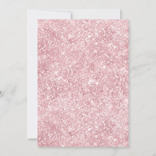 Waterverf Roze Boho Teddy Bear Meisje Baby shower Kaart (Achterkant)